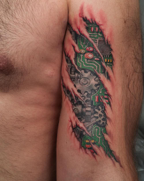 biomech tattoo Anil Gupta