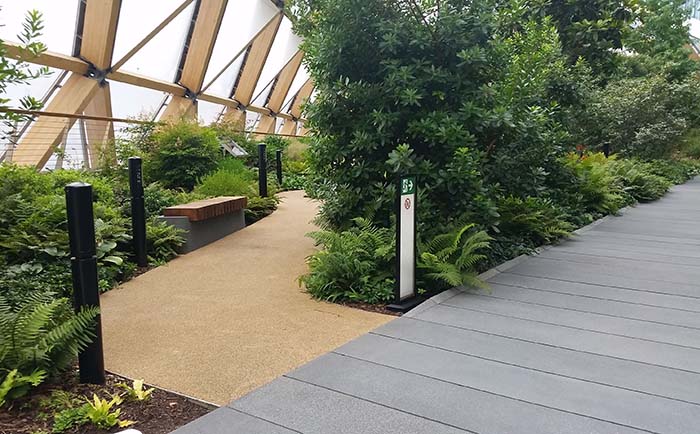 Crossrail Roof Garden Canary Wharf - nessymon.com