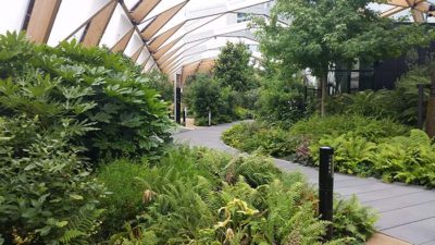 Crossrail Roof Garden Canary Wharf - nessymon.com