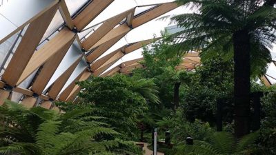 Crossrail Roof Garden Canary Wharf - nessymon.com