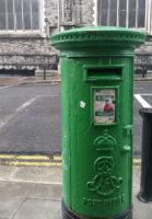 Green post box Dublin - nessymon