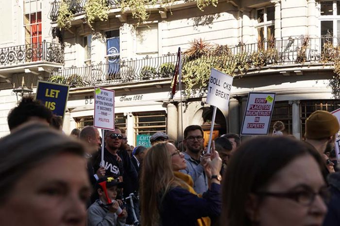 Peoples March in London October 2018