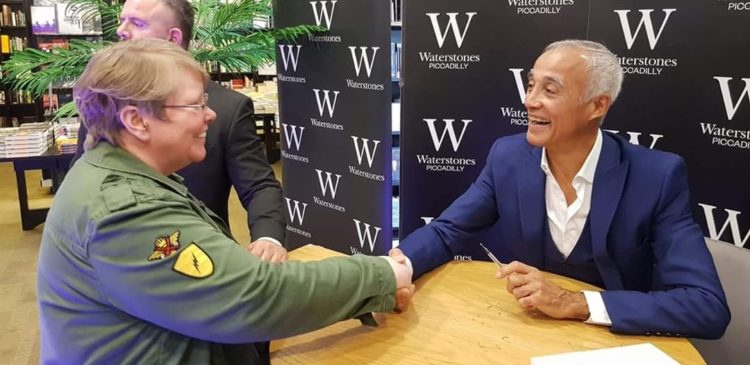 Nessy meets Andrew Ridgeley