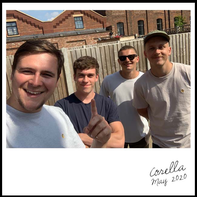 Corella in their garden taking a selfie for nessymon.com