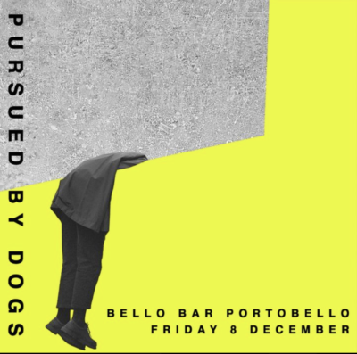 Pursued by Dogs - gig poster